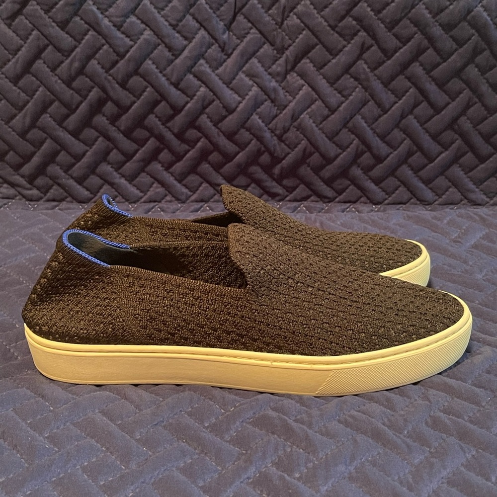 Black Rothy’s slip-ons